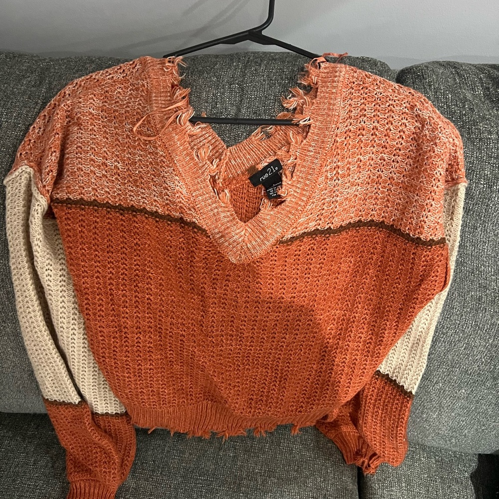 Orange sweater